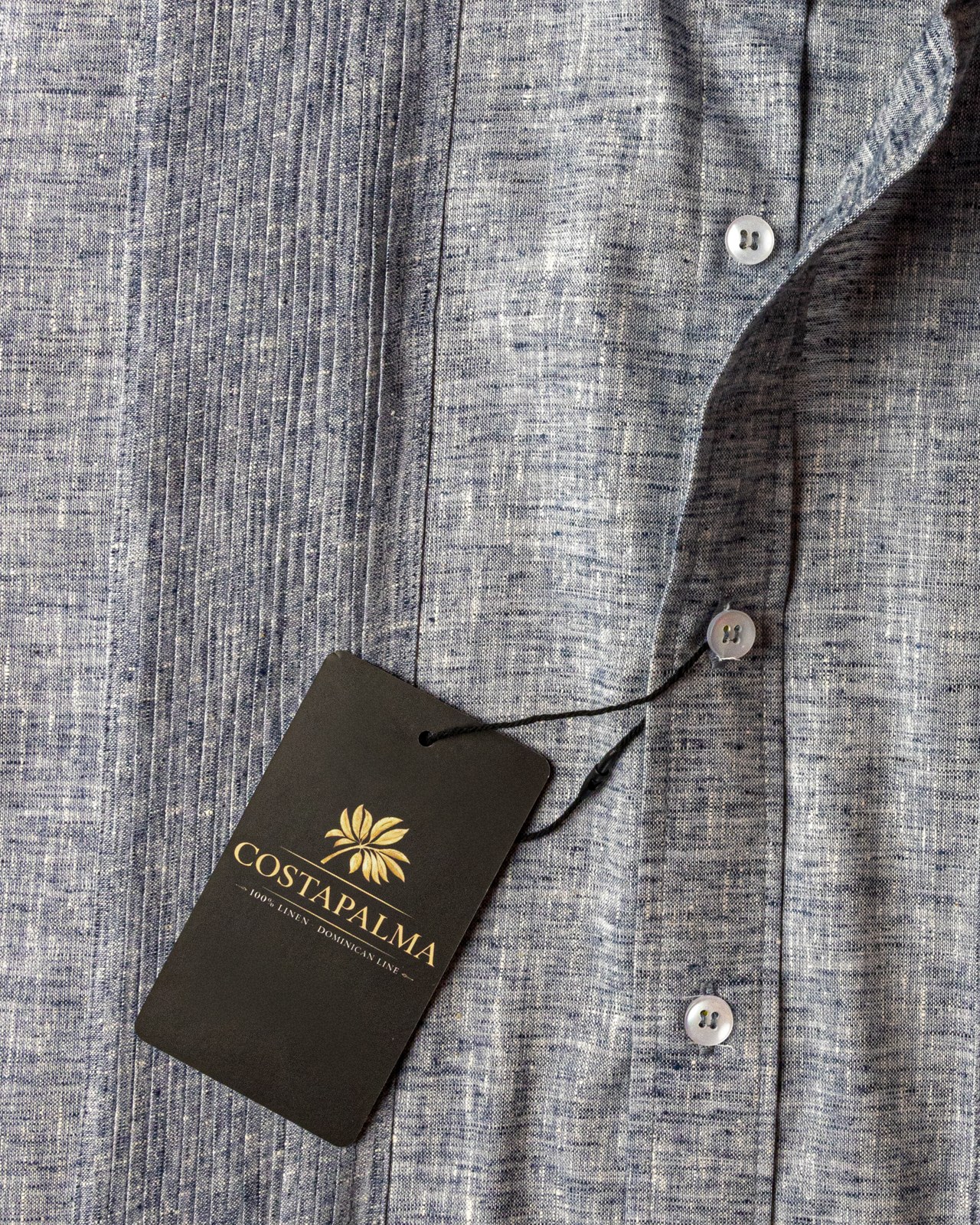 Melange linen weave