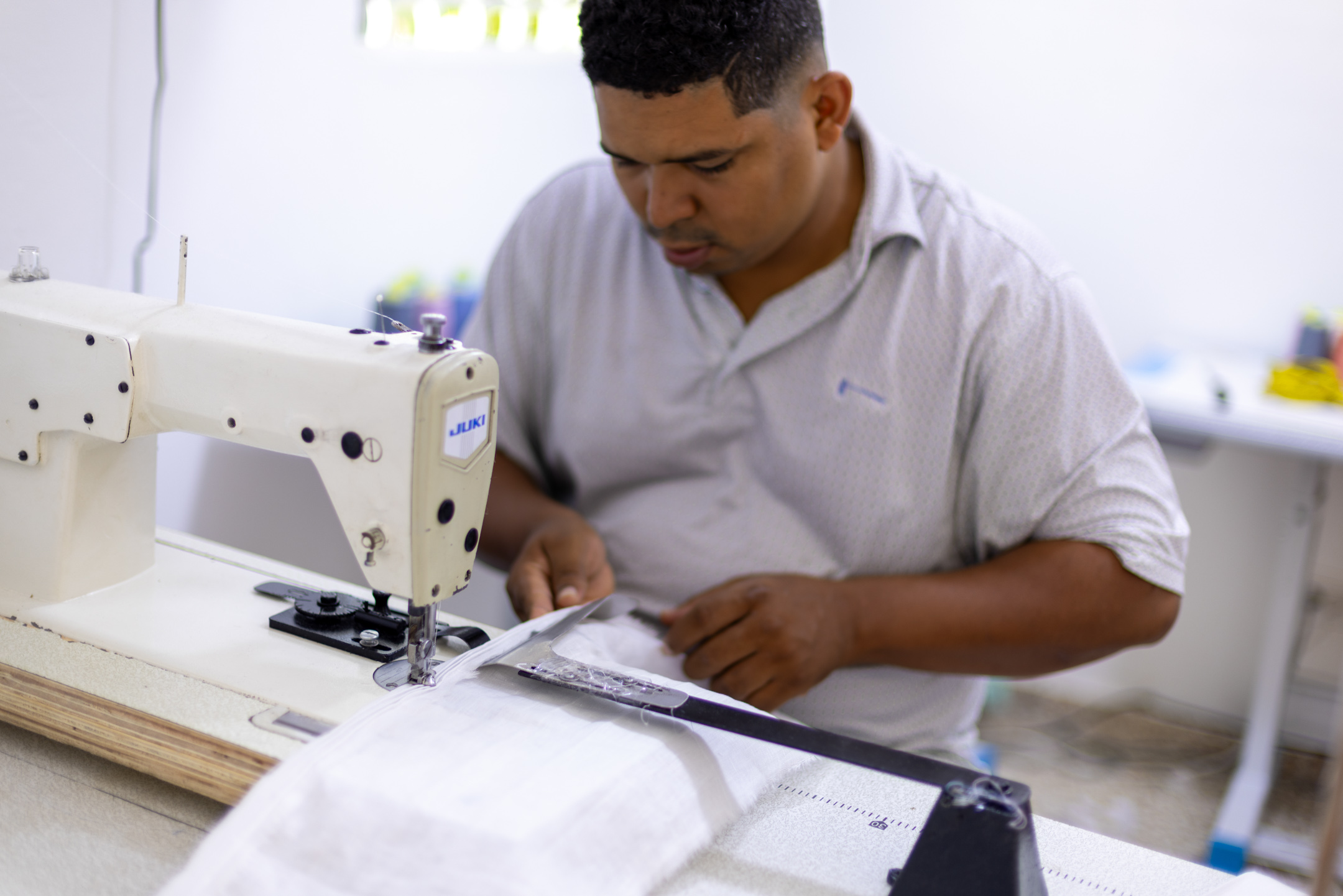 Every shirt sewn one at a time